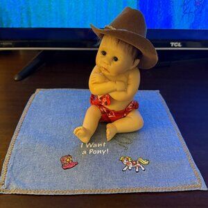 Ashton Drake Babies I Want a Pony Collectable Doll Set